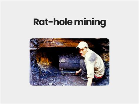 rat hole mining machine